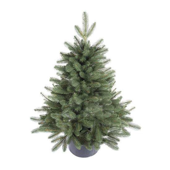 MORITZ 3D mű lucfenyő karácsonyfa cserépben - 80 cm