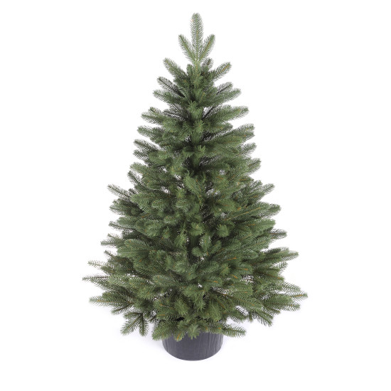 MORITZ 3D mű lucfenyő karácsonyfa cserépben - 110 cm