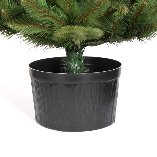 FJORD mű lucfenyő karácsonyfa cserépben - 80 cm