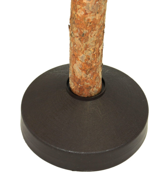 Természetes hatású lucfenyő karácsonyfa törzsön – 160 cm