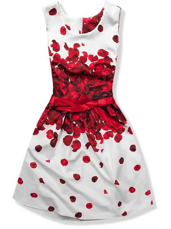 Piros színű ruha  1439