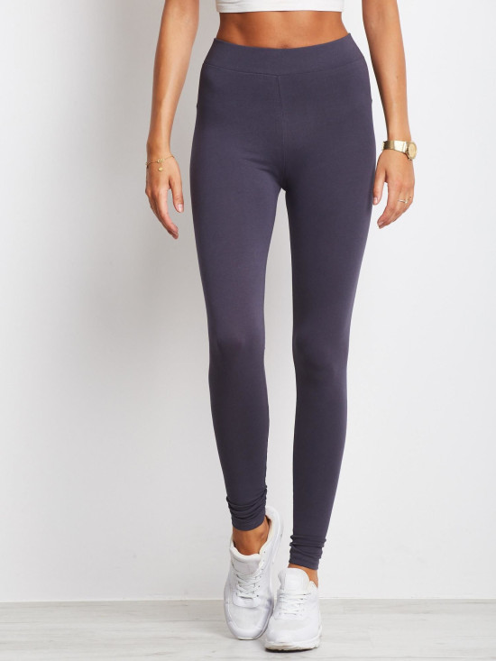 Stílusos grafitszürke színű leggings