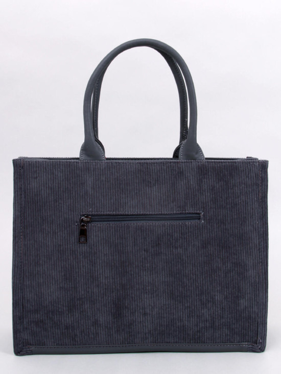 Női shopper táska - sötétszürke színű