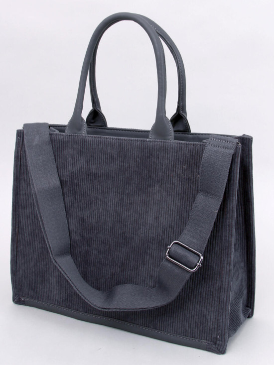 Női shopper táska - sötétszürke színű