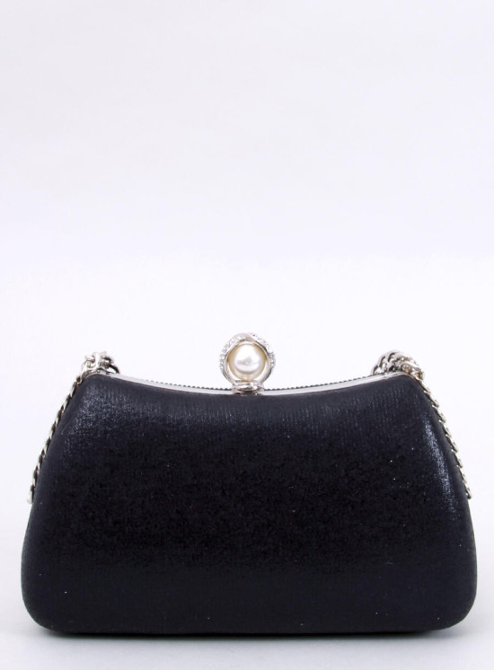 Alkalmi clutch kézitáska - fekete színű