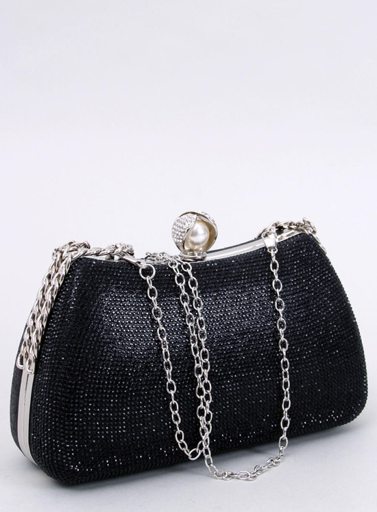 Alkalmi clutch kézitáska - fekete színű