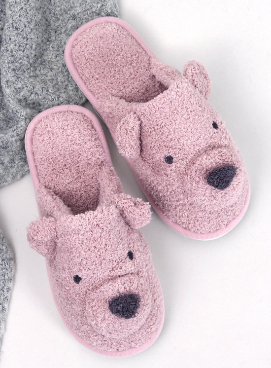 Rózsaszínű női papucs TEDDY BEAR