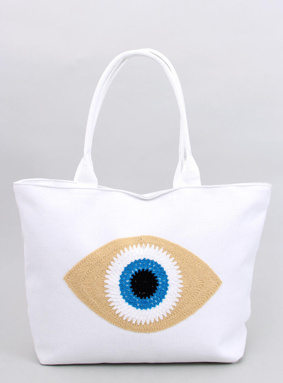 Fehér színű strandtáska EYE