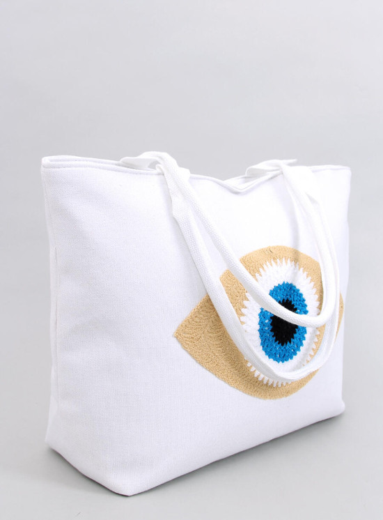 Fehér színű strandtáska EYE
