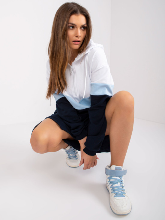 Oversize midi ruha kapucnival