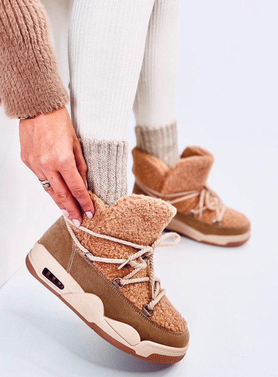 Sneakers stílusú hótaposó - bézs színű
