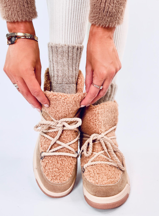 Sneakers stílusú hótaposó - bézs színű