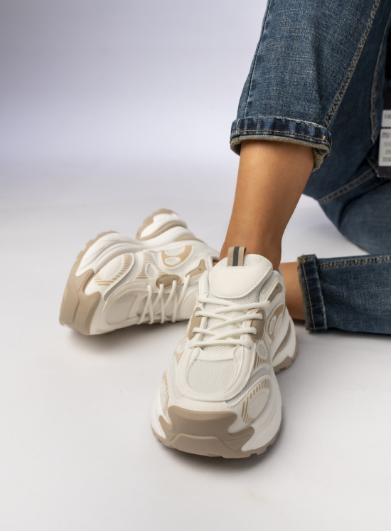 Női tornacipő ALLA - bézs/ekrü színű