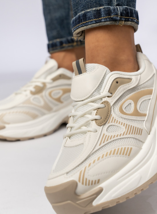 Női tornacipő ALLA - bézs/ekrü színű