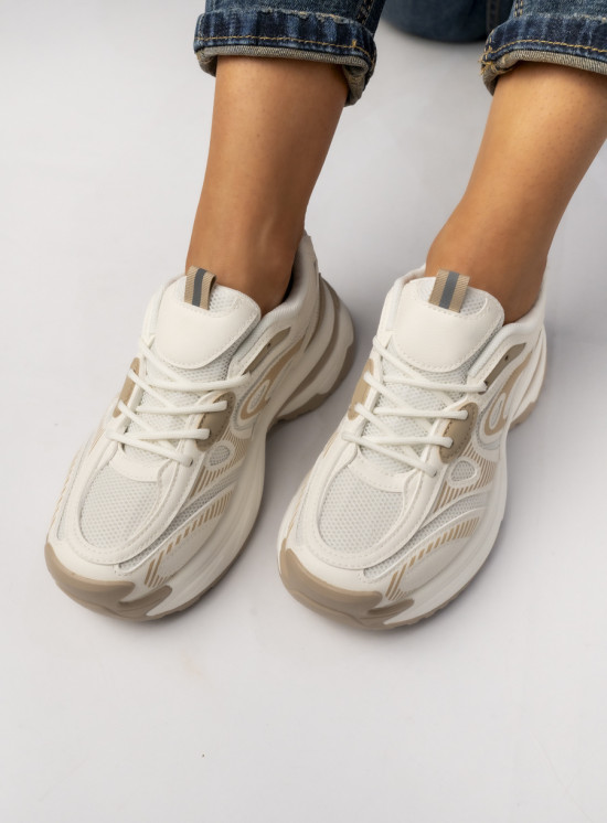 Női tornacipő ALLA - bézs/ekrü színű