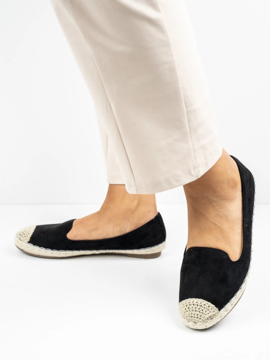 Fekete színű espadrilles SARDINIA