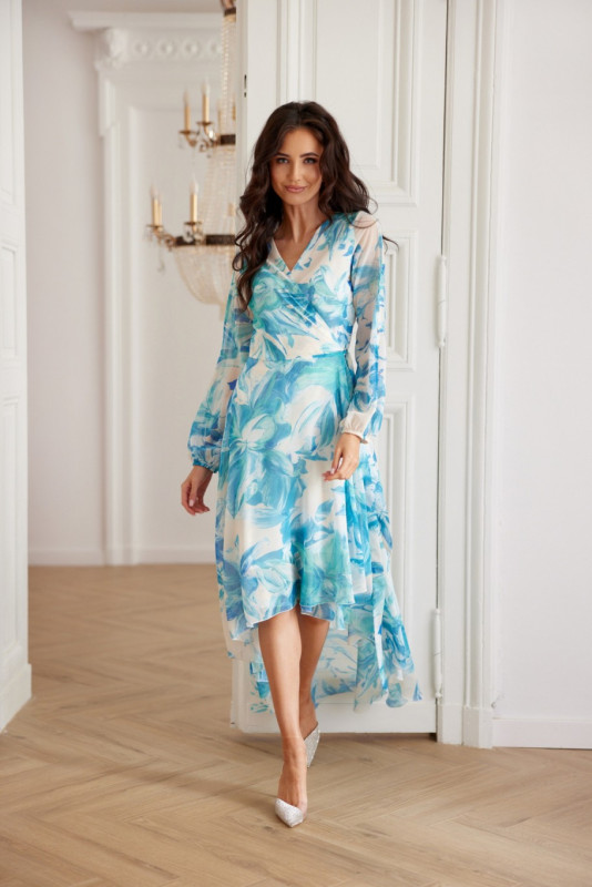 Fiorella – megkötős sifon midi ruha