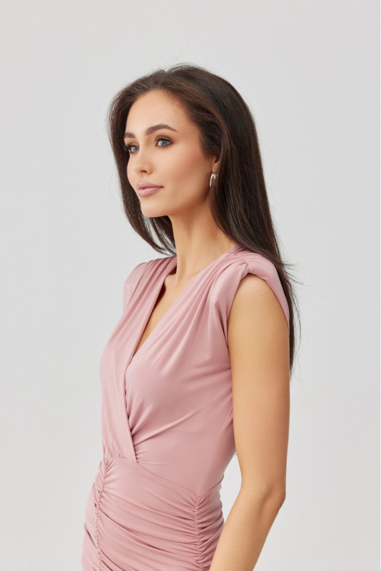 Noelia rózsaszínű maxi ruha