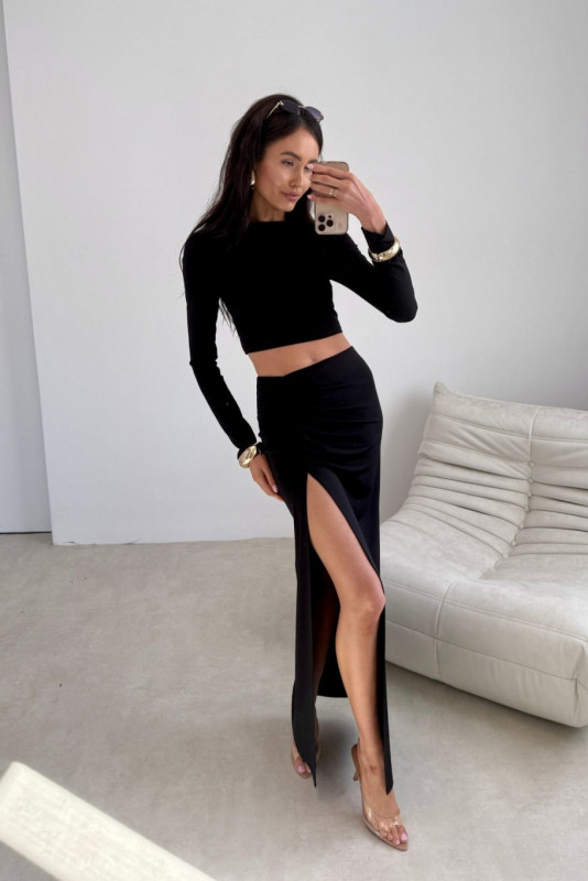 Linnea fekete színű blúz