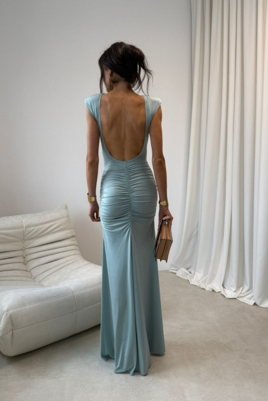 Aurelia – mentaszínű maxi ruha