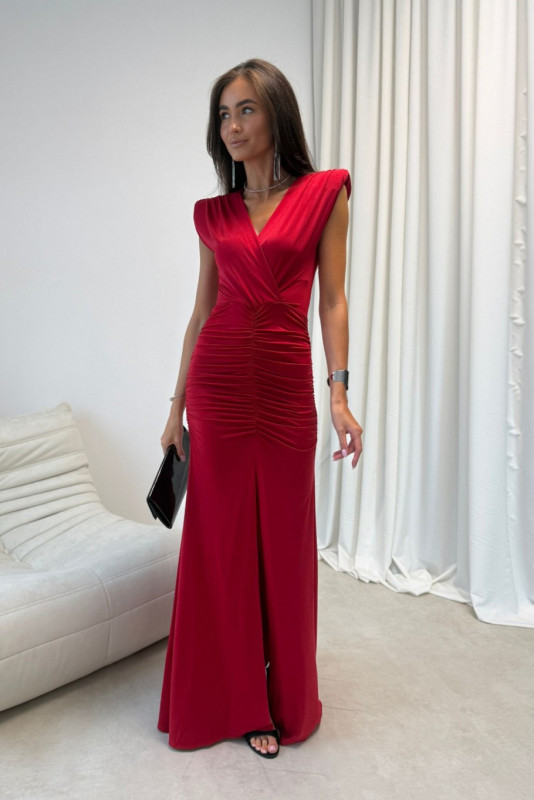Noelia – maxi ruha piros színben
