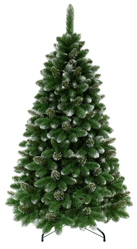 Műfa - Kristály fenyőfa 220 cm