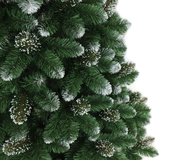 Műfa - Kristály fenyőfa 220 cm