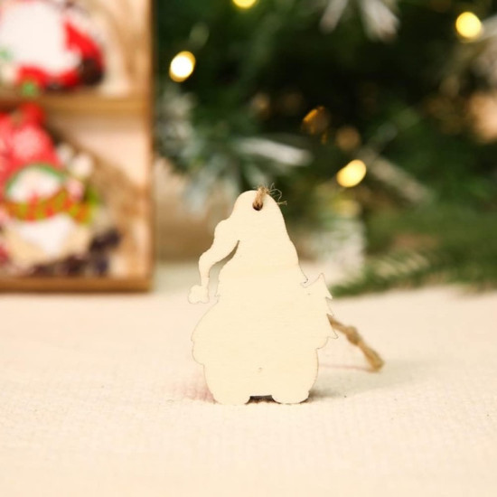 12 darabos fa karácsonyfadísz szett, 6,5 cm