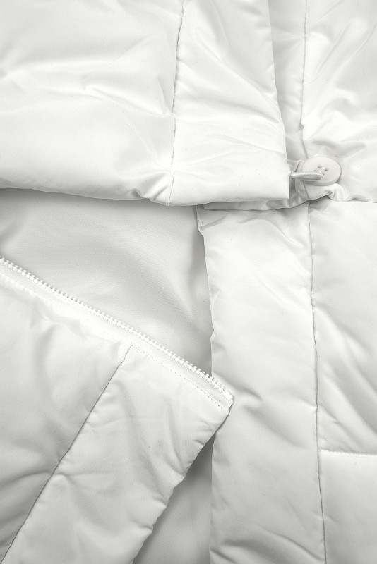 Fehér színű téli kabát 2 az 1-ben