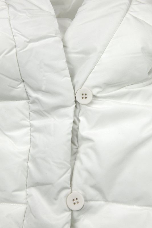 Fehér színű téli kabát 2 az 1-ben