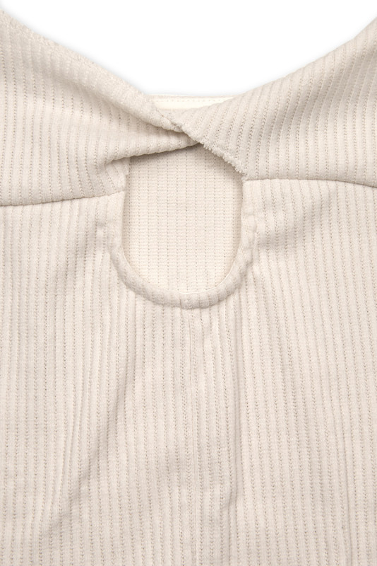 Ekrü színű plus size ruha SIMPLE IS BEAUTIFUL