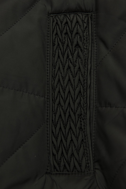 Átmeneti kapucnis dzseki - fekete színű