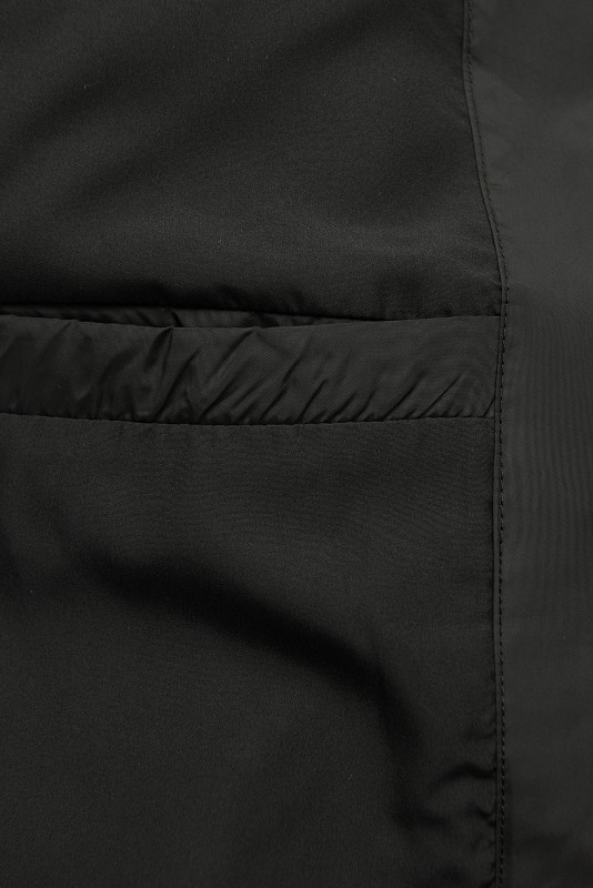 Átmeneti kapucnis dzseki - fekete színű