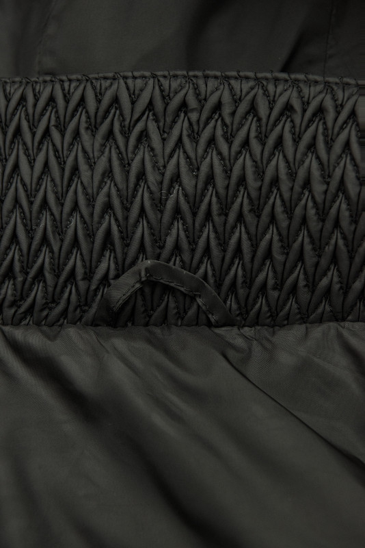 Átmeneti kapucnis dzseki - fekete színű