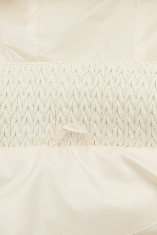 Átmeneti kapucnis dzseki - krémszínű