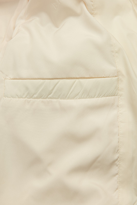 Átmeneti kapucnis dzseki - krémszínű