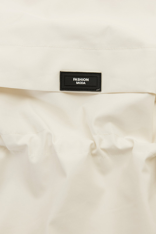 Krémszínű parka tavaszra/őszre