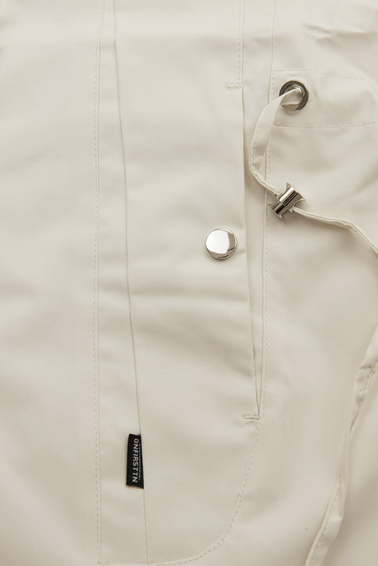 Krémszínű parka tavaszra/őszre