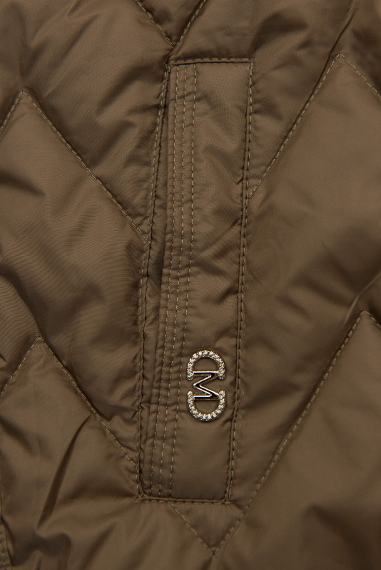 Csokoládébarna színű hosszított mellény