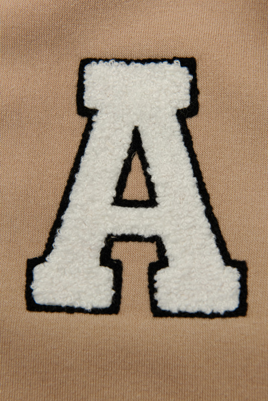 Bézs színű baseball felső