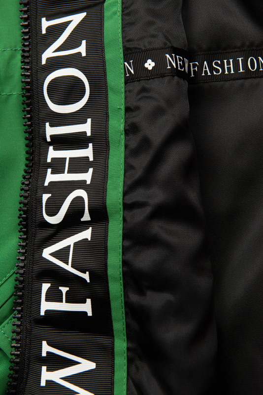 Könnyű átmeneti parka FASHION - zöld színű