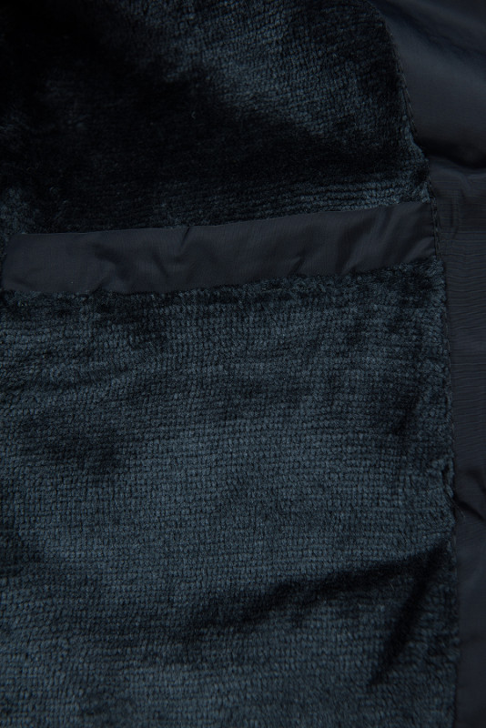 Steppelt átmeneti kabát - sötétkék színű