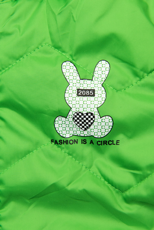 Zöld színű átmeneti dzseki FASHION