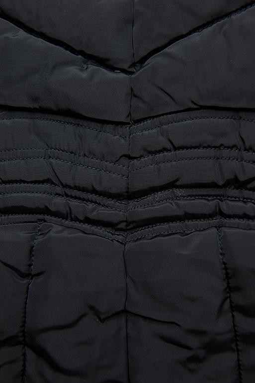 Sötétkék színű téli kabát FASHION