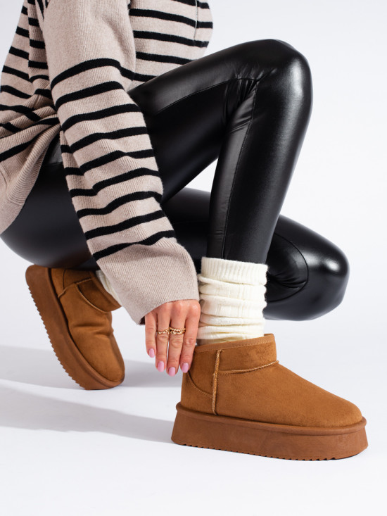 Téli alacsony hótaposó - barna színű