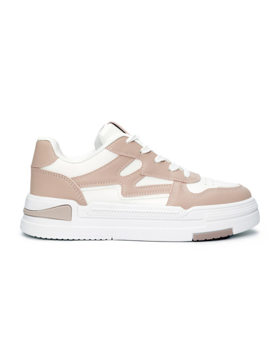 Rózsaszínű női platform sneaker