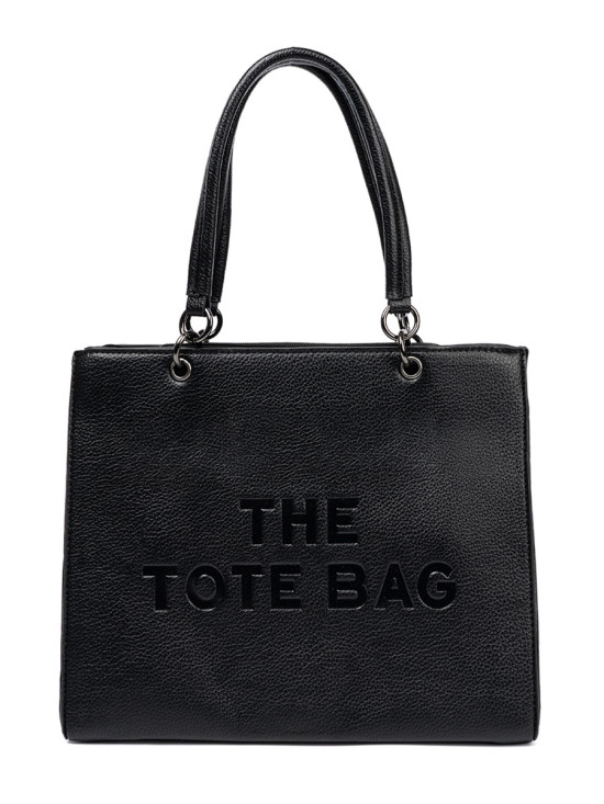 Klasszikus fekete színű shopper táska TOTE