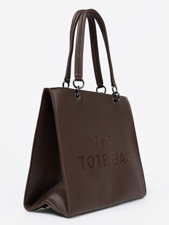 Barna színű shopper táska TOTE