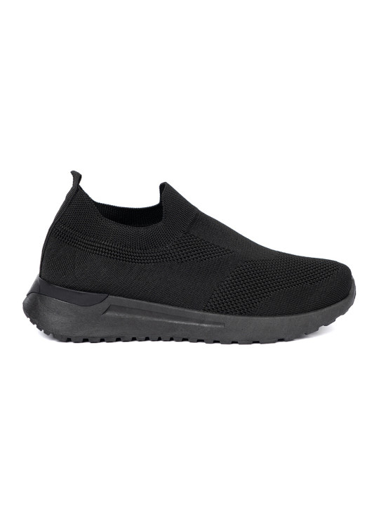 Fekete színű slip-on tornacipő