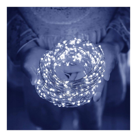 Karácsonyi fényfüzér – 200 LED, 20 m, fehér